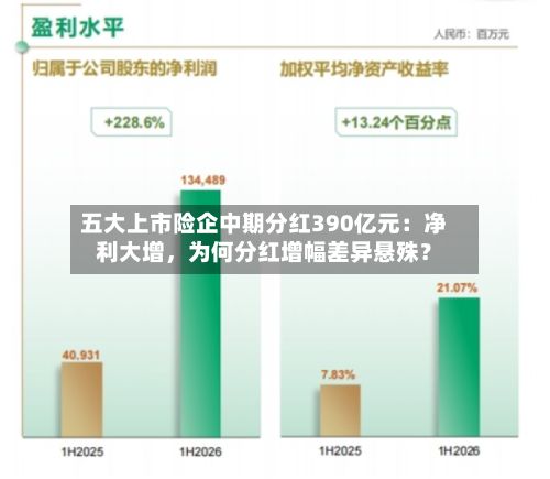 五大上市险企中期分红390亿元：净利大增，为何分红增幅差异悬殊？-第2张图片