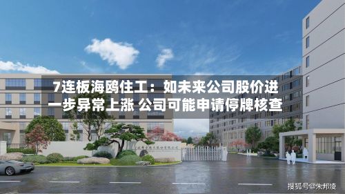 7连板海鸥住工：如未来公司股价进一步异常上涨 公司可能申请停牌核查-第2张图片