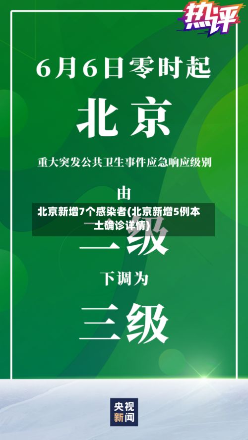 北京新增7个感染者(北京新增5例本土确诊详情)