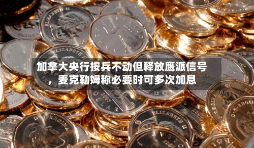 加拿大央行按兵不动但释放鹰派信号	，麦克勒姆称必要时可多次加息-第3张图片