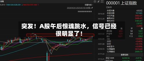 突发！A股午后惊魂跳水，信号已经很明显了！-第2张图片