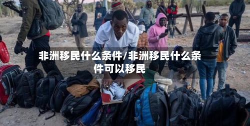 非洲移民什么条件/非洲移民什么条件可以移民-第2张图片