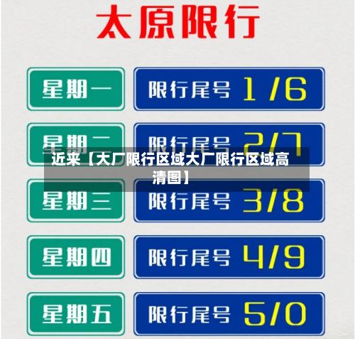 近来【大厂限行区域大厂限行区域高清图】