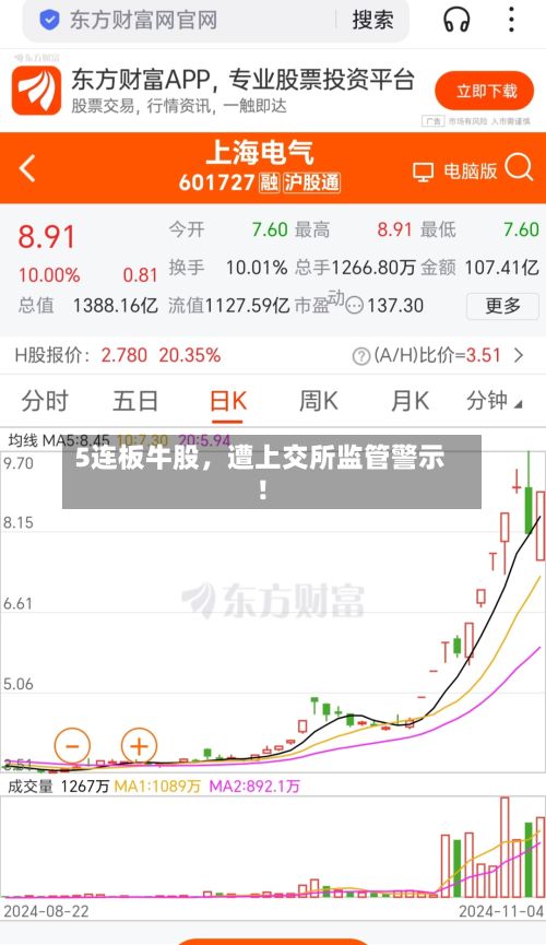 5连板牛股，遭上交所监管警示！-第3张图片