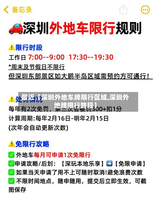最近【深圳外地车牌限行区域,深圳外地牌限行路段】-第2张图片