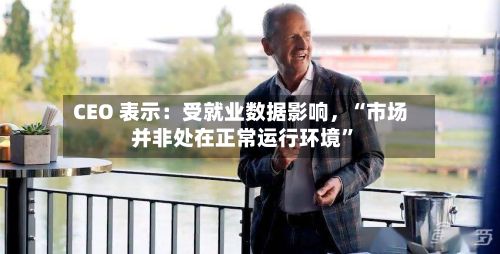 CEO 表示：受就业数据影响，“市场并非处在正常运行环境	”-第2张图片