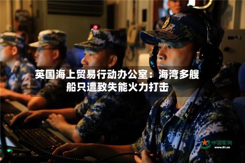 英国海上贸易行动办公室：海湾多艘船只遭致失能火力打击