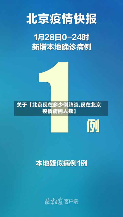 关于【北京现在多少例肺炎,现在北京疫情病例人数】