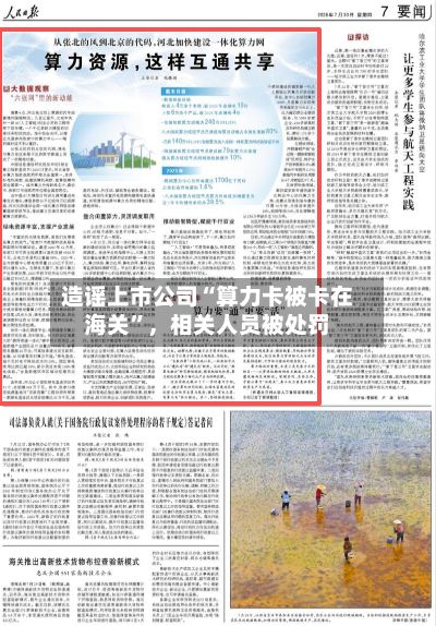 造谣上市公司“算力卡被卡在海关”，相关人员被处罚-第2张图片