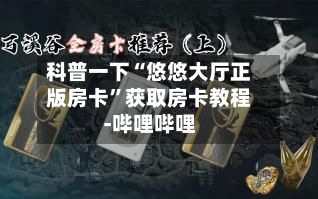 科普一下“悠悠大厅正版房卡”获取房卡教程-哔哩哔哩-第2张图片