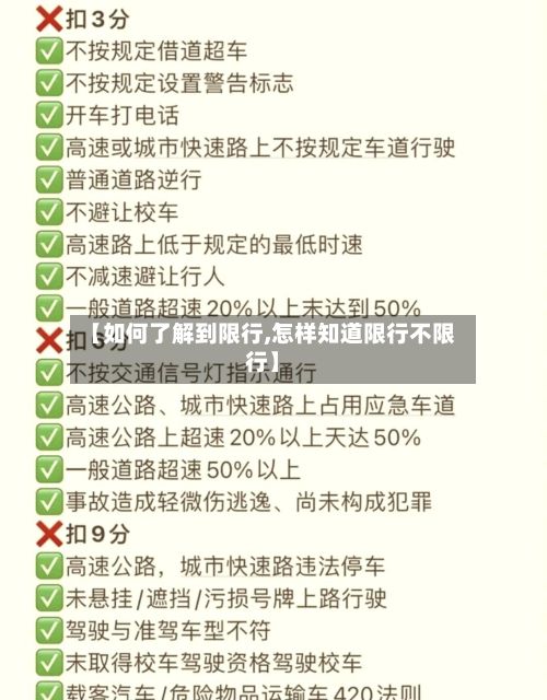 【如何了解到限行,怎样知道限行不限行】-第2张图片