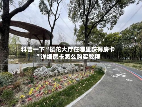 科普一下“樱花大厅在哪里获得房卡”详细房卡怎么购买教程-第2张图片