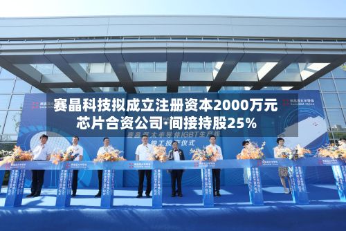 赛晶科技拟成立注册资本2000万元芯片合资公司·间接持股25%