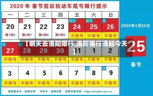 【明天去洛阳限行,洛阳限行通知今天】-第3张图片
