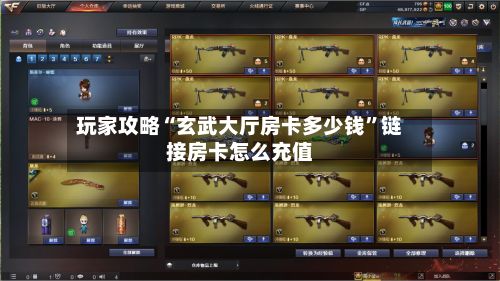 玩家攻略“玄武大厅房卡多少钱”链接房卡怎么充值-第2张图片