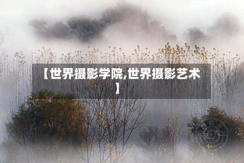 【世界摄影学院,世界摄影艺术】-第2张图片