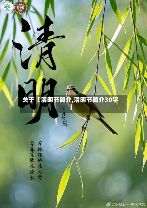关于【清明节简介,清明节简介30字】