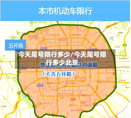 今天尾号限行多少/今天尾号限行多少北京-第2张图片