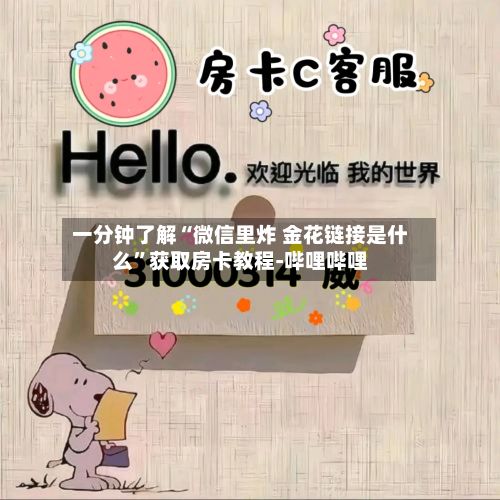 一分钟了解“微信里炸 金花链接是什么	”获取房卡教程-哔哩哔哩-第3张图片