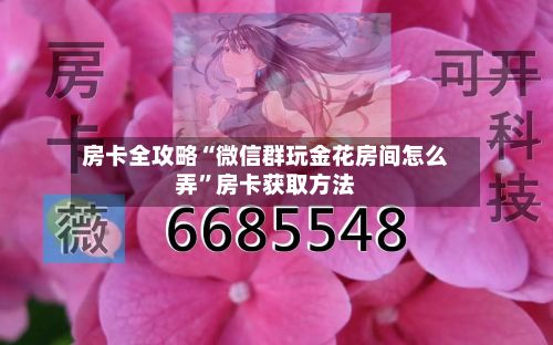 房卡全攻略“微信群玩金花房间怎么弄”房卡获取方法-第3张图片