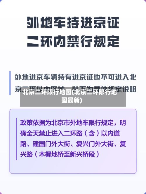 北京二环限行地图(北京二环限行地图最新)