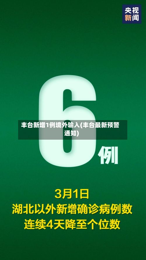 丰台新增1例境外输入(丰台最新预警通知)-第2张图片
