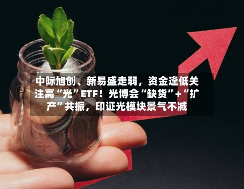 中际旭创	、新易盛走弱，资金逢低关注高“光”ETF！光博会“缺货”+“扩产	”共振，印证光模块景气不减-第3张图片