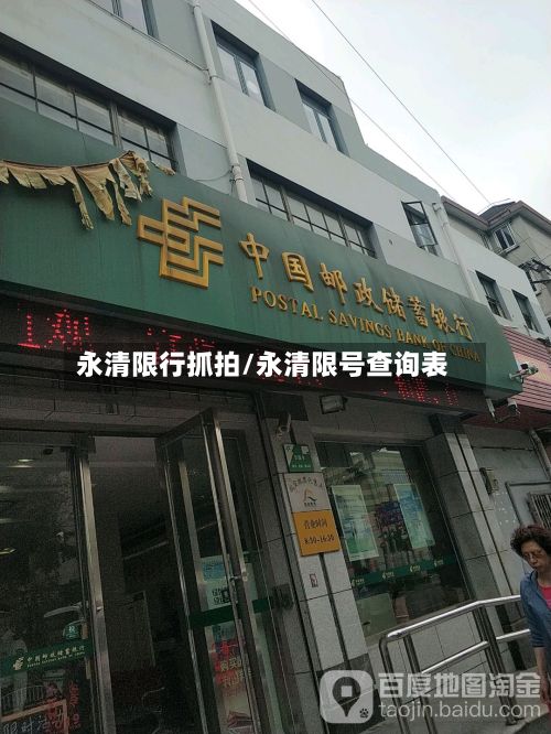 永清限行抓拍/永清限号查询表-第2张图片