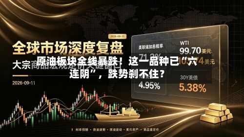 原油板块全线暴跌！这一品种已“六连阴”，跌势刹不住？-第1张图片