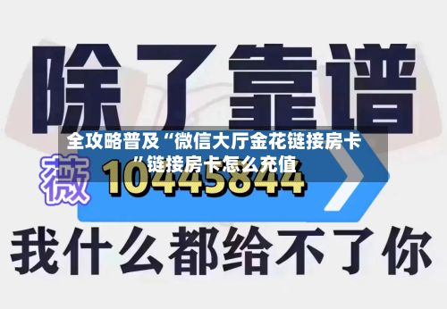 全攻略普及“微信大厅金花链接房卡”链接房卡怎么充值-第2张图片