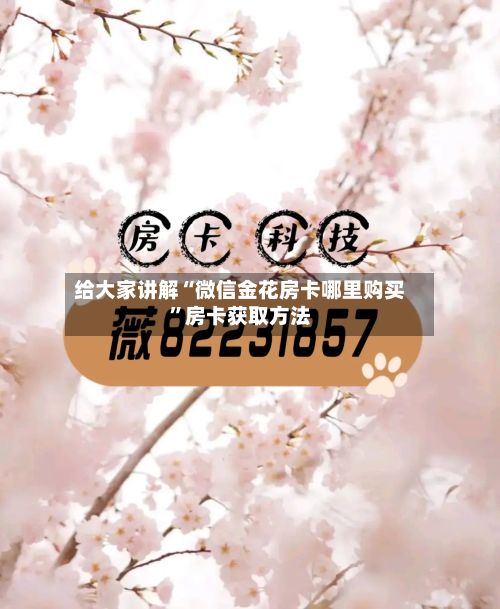 给大家讲解“微信金花房卡哪里购买”房卡获取方法-第3张图片