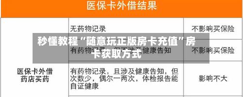 秒懂教程“随意玩正版房卡充值”房卡获取方式-第2张图片