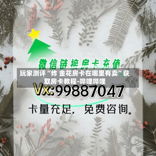 玩家测评“炸 金花房卡在哪里有卖”获取房卡教程-哔哩哔哩-第2张图片