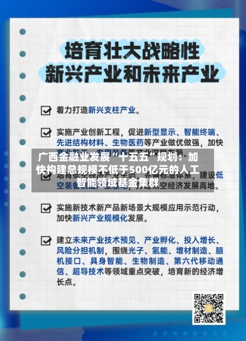 广西金融业发展“十五五	”规划：加快构建总规模不低于500亿元的人工智能领域基金集群-第2张图片