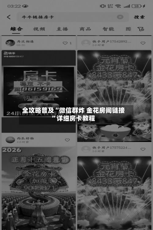 全攻略普及“微信群炸 金花房间链接”详细房卡教程-第2张图片