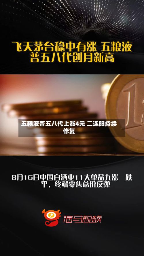 五粮液普五八代上涨4元 二连阳持续修复-第3张图片