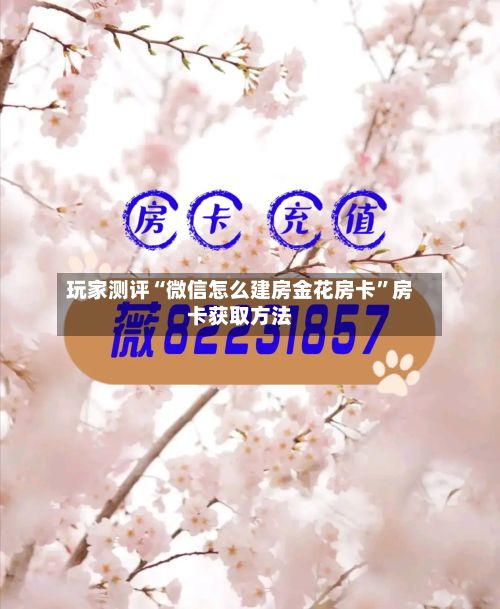 玩家测评“微信怎么建房金花房卡”房卡获取方法-第2张图片